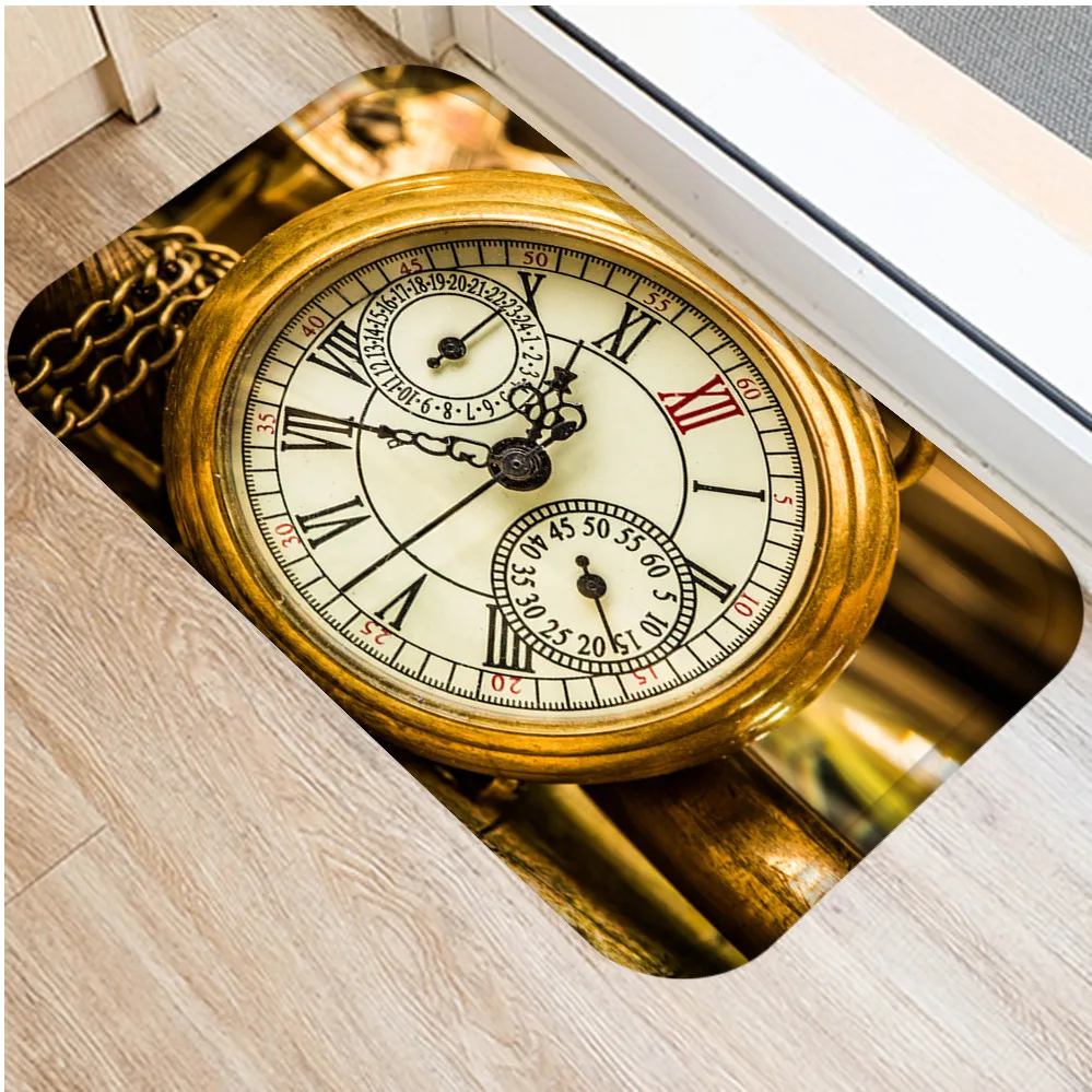 Фланелевый нескользящий коврик с золотым компасом сделай сам сделанный на заказ