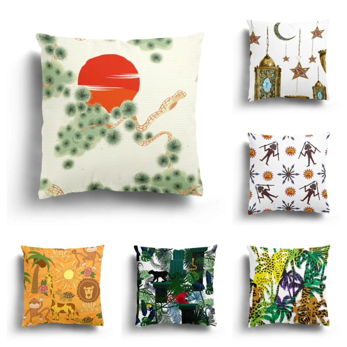 

American style sofa bedside cushion cover custom office pillowcase nap pillowcase home decoration pillow covers decorative