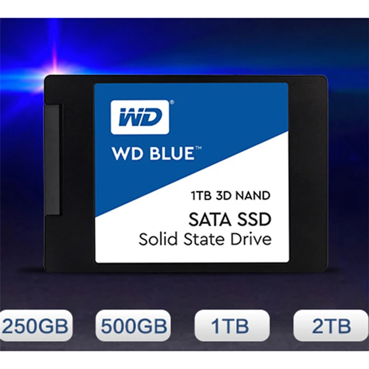 WESTERN DIGITAL WD Blue 3D NAND SSD 250 ГБ 500 ГБ 1 ТБ SATAIII Внутренние твердотельные диски 2," SSD жесткий диск для ноутбука