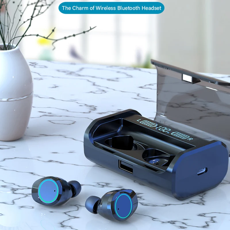 Беспроводные наушники Bluetooth игровая гарнитура 5 0 с шумоподавлением Tws Hi-Fi