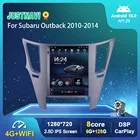 Автомагнитола на Android 10,0, мультимедийный видеоплеер для Subaru Outback 2010-2014, автомобильная стереосистема Тесла, стиль 6G 128G, навигация Carplay