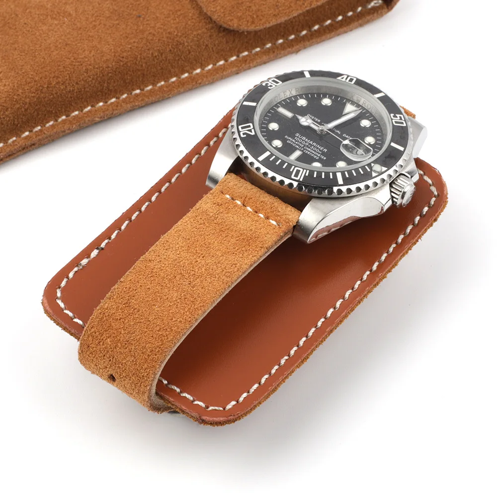 Коробка для часов из натуральной кожи винтажный Чехол-органайзер портативный