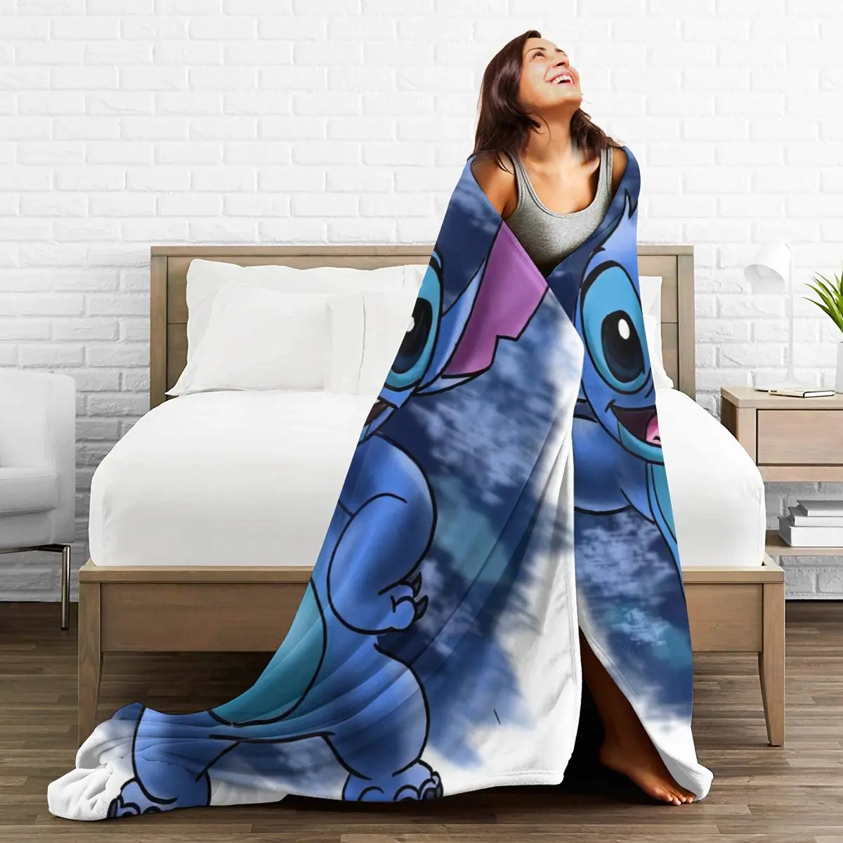 

Cartoon blanket cover, warm decoration, bed and sofa, applicable to men and women