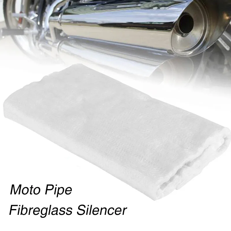 Универсальный стекловолокна мотоцикл глушителя выхлопа хлопок глушитель