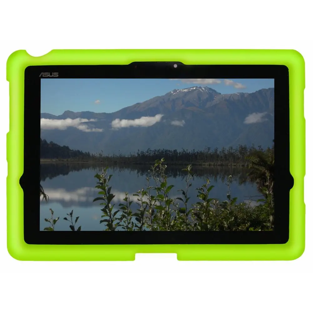 Gotcha Green Силиконовый чехол MingShore для ASUS TF201 TF201T 10,1 Прочный противоударный мягкий чехол для ASUS Pad300 TF300 TF300T TF300TG Tablet Case - Цвет: Gotcha Green