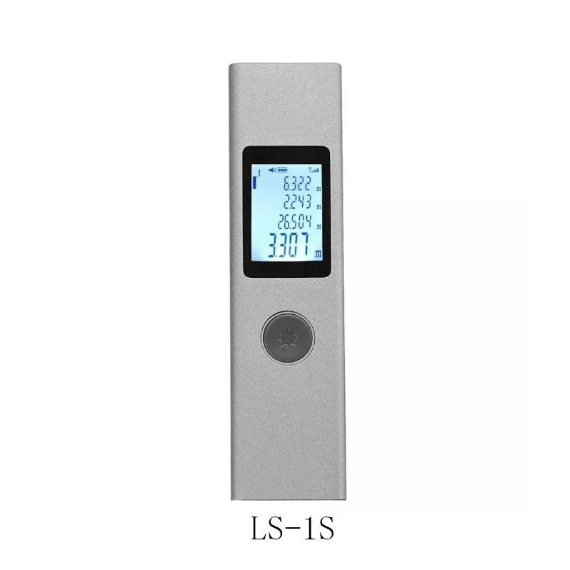 LS-1S Xiaomi Tuka лазерный дальномер 40 м LS-P/LS-1S Портативный USB зарядное устройство высокая точность измерения лазерный дальномер руководство на английском языке - Цвет: LS-1S
