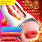 Секс-игрушки для мужчин, автоматическая мощная сосающая чашка для мастурбации, Мужской мастурбатор с подогревом, анальная Вагина, настоящая киска, зарядный массажер