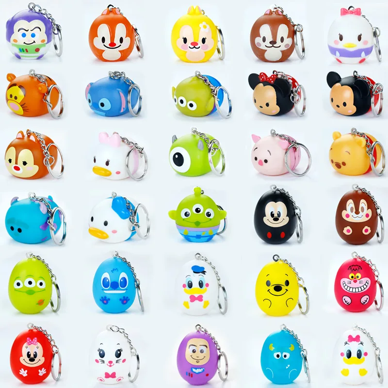 Брелок для ключей Disney Jumbo Kawaii Squishy Микки Маус Дональд Дак сжимаемые игрушки