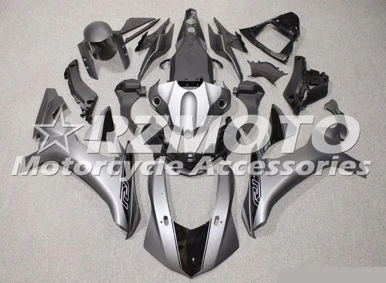 

Комплект обтекателей для YAMAHA YZFR1 100% 2015 2016 2017 YZF R1 15 16 17 18 YZF1000, матовый серый