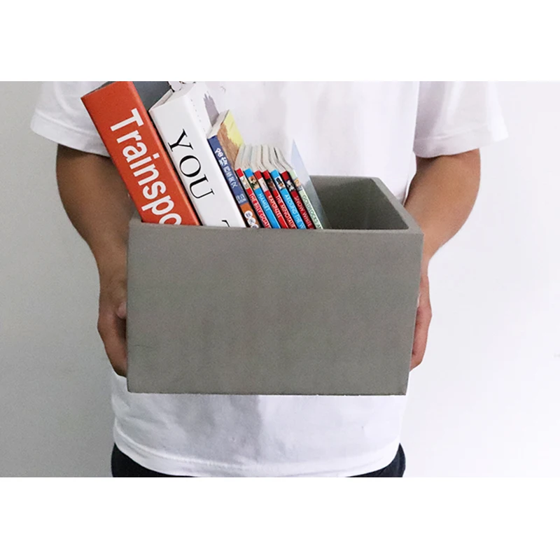 Цементная книжная полка рамка для книг силиконовая коробка хранения пресс форм