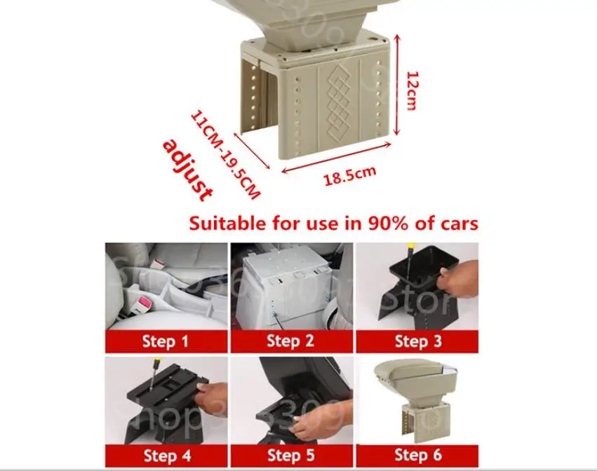 For Chevrolet Orlando armrest box USB Charging heighten Double layer | Автомобили и мотоциклы