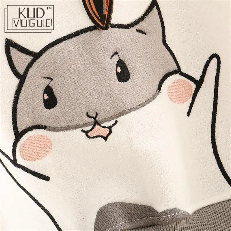Женская толстовка с капюшоном Kawaii свободная и длинным рукавом японский стиль на