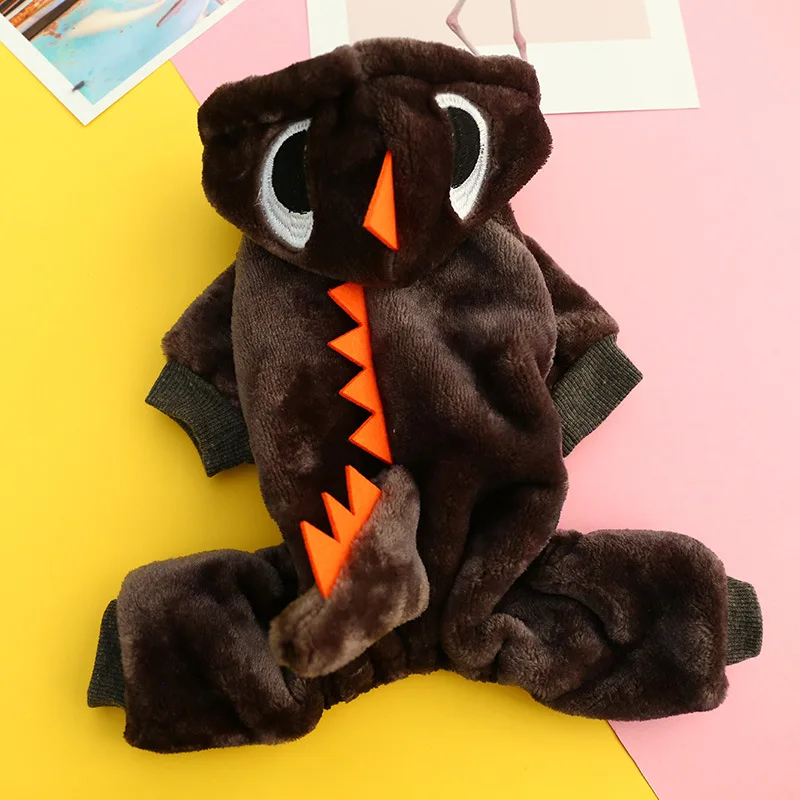 Одежда для собак теплая мультяшная детская одежда щенка Рождественская