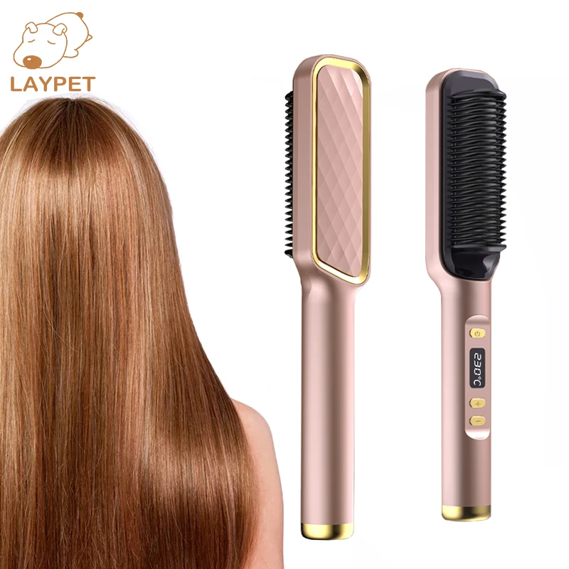 

Профессиональная электрическая расческа для выпрямления волос, расческа для горячего выпрямления волос, расческа для выпрямления волос, р...