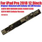 Материнская плата A1876 Wifi A2014 сотовая SIM материнская плата чистая iCloud для ipad Pro 12,9 дюймов 2018 логическая плата с полным чипом