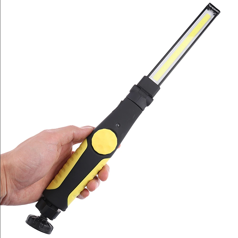 

LED Work Light Rechargeable Cordless Portable Magnetic COB Inspection Outdoor Flashlight Night Light Torch for Repairing Camping