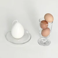 3d simulation egg scented candle mold decoration cake baking mousse silicone mold candles making