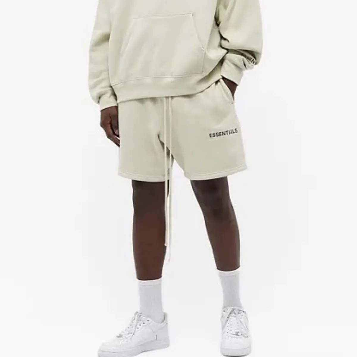 

19ss classic oversize ESSENTIALS shorts Kanye West fashion brand 3M reflective letter logo hip hop loose Unisex Hoodie shorts