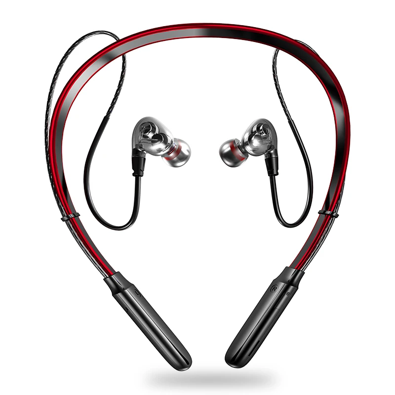 HJCE X9 Bluetooth наушники V5.0 Беспроводной 3D спортивные стерео с шейным С микрофоном для