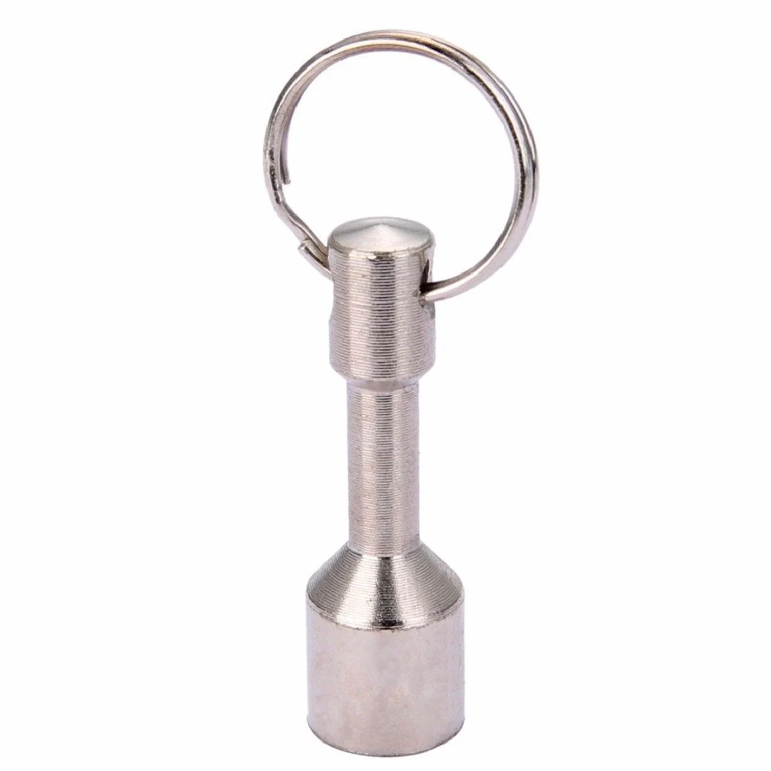 

2021 Super Strong Metal Magnet Keychain Split Ring Pocket Keyring Bag Car Key Hanging Holder Dropshipping Top Quality