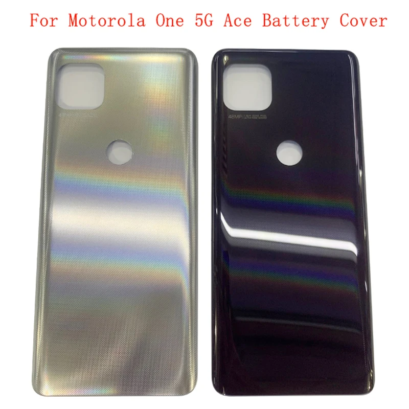 

Back Battery Cover Rear Door Panel Housing Case For Motorola Moto One 5G Ace Battery Cover Replacement Part