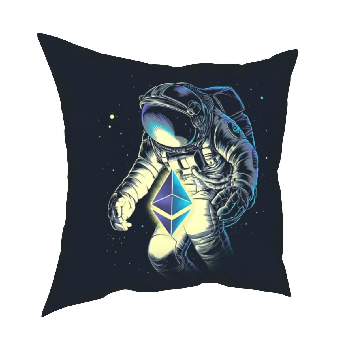 Блочном пространстве эфириума Подушка Чехол Мягкий чехол для подушки из