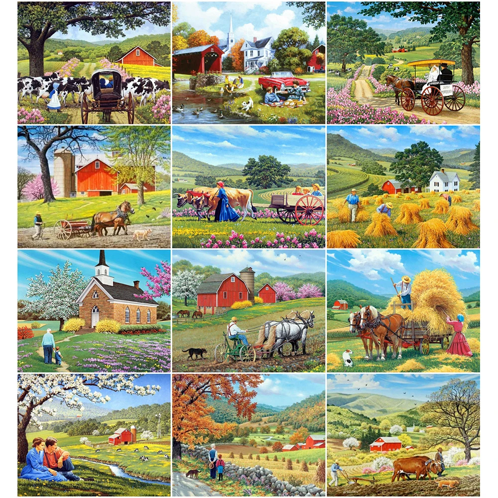 

Картина для раскрашивания по номерам, 40x50 см, для гостиной