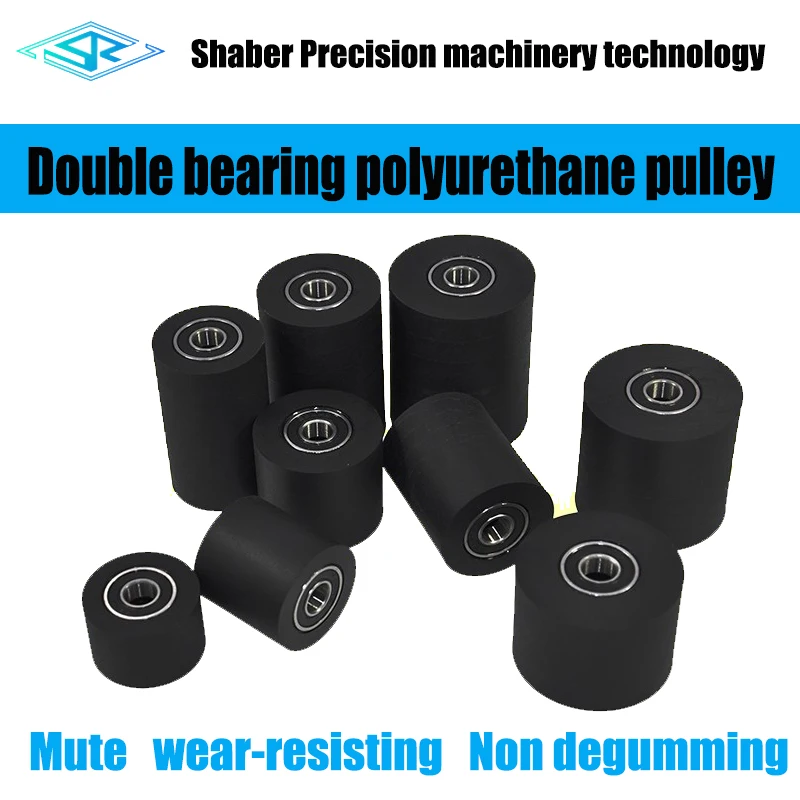 

The manufacturer supplies 635 626 698 6800 double bearing polyurethane guide pulley and Pu pulley rubber coated bearing