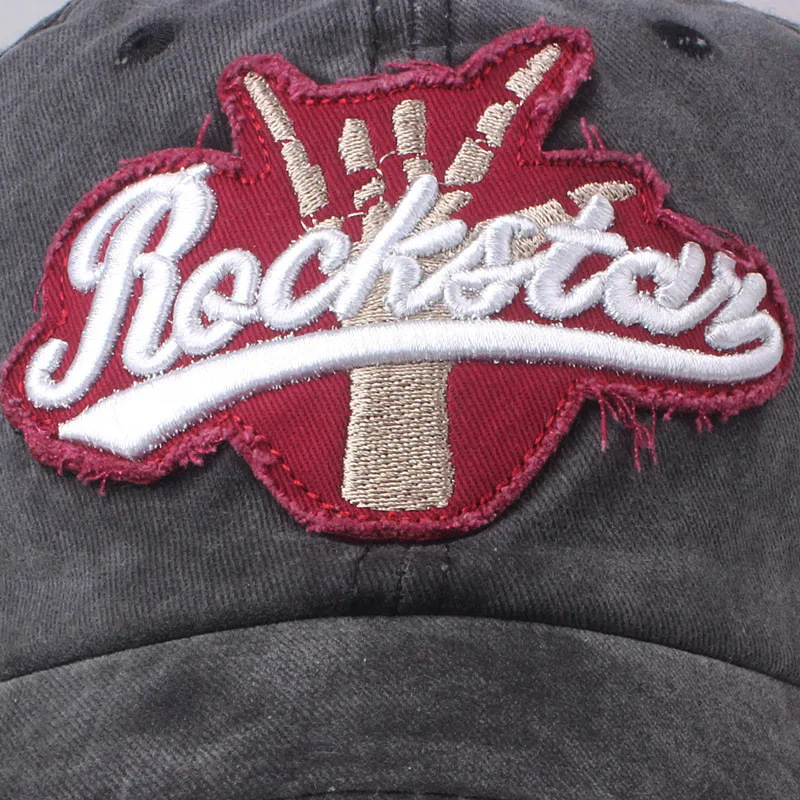 Мужская бейсбольная Кепка с вышивкой рок звезды для женщин Повседневная модная