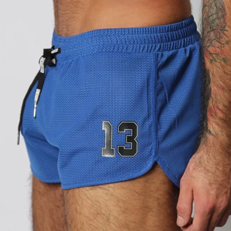 

Summer Beach Shorts Mens Fitness Bodybuilding Breathable Quick Drying Gym Shorts Casual Sports Shorts Surf Running Jogger Shorts