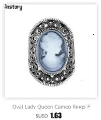 Oval Lapis Lazuli Stainless Steel Rings Natural Stone Leaf Plant Vintage Fashion Jewelry TR730
