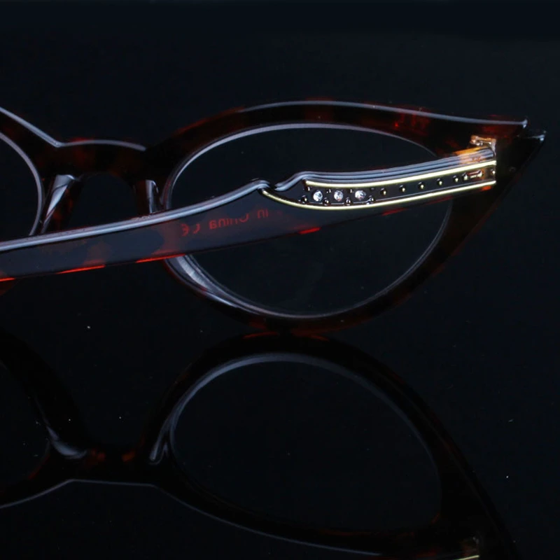 Очки Zilead для чтения кошачий глаз женщин бриллиантовые диоптрии 0 1 5 2 3 мужчин и