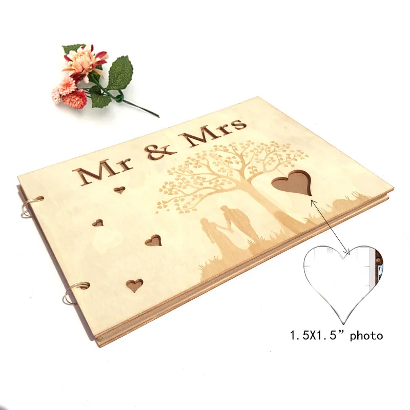 20 страниц деревянная Гостевая вывеска для дня рождения вечеринок приемов свадеб