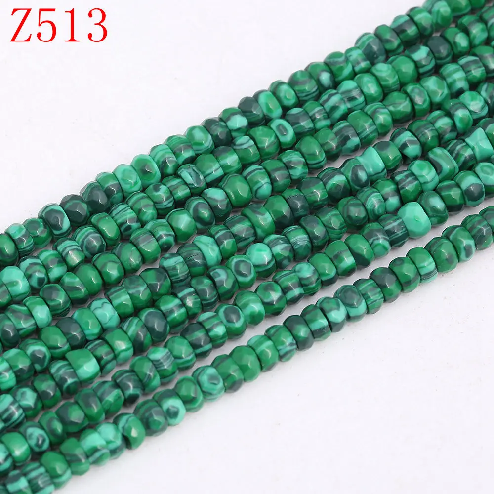 Malachite Yumten круглые блестящие малахитовые бусины 5 мм* 8 мм бусины DIY бирюзовый агат украшение из розового кварца ручной работы натуральные аксессуары натуральные камни бисер для бисероплетения - Цвет: Malachite