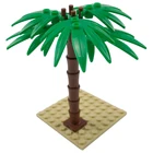 Строительные блоки город Пальма зеленое растение деревья модель sToys для детей Учебные принадлежности салазки подарки совместимы с MOC Citys