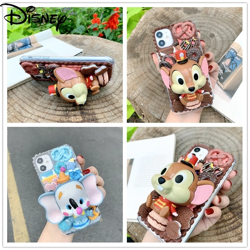 

Disney cute cartoon Dumbo handmade diy girl mobile phone case for iphone 12mini/11promax/12promax/se/xr/7plus/8p/xs/xsmax/11