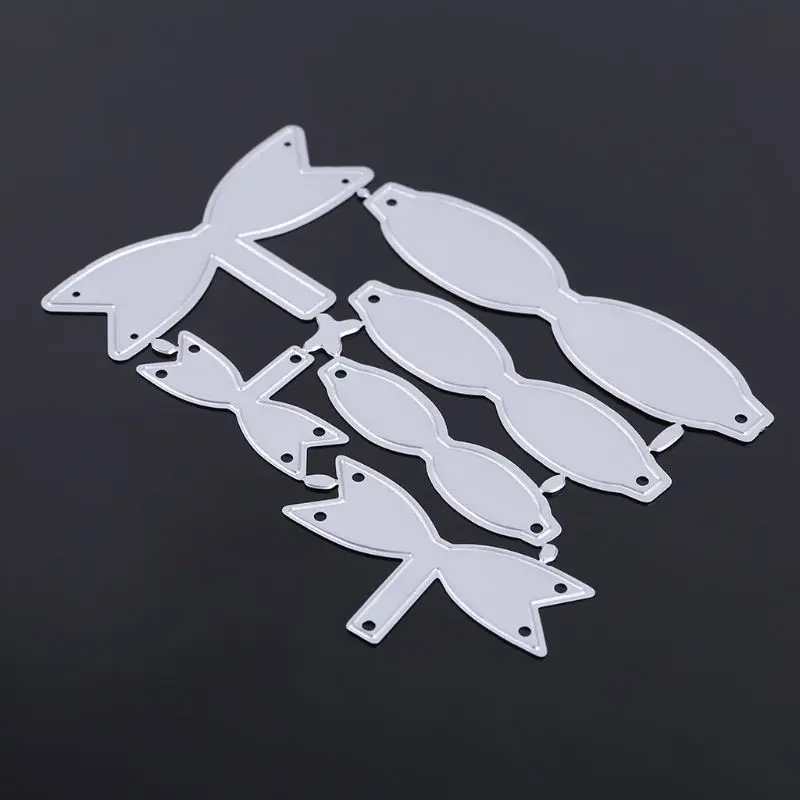 

Ленточные банты металлические пресс-формы резак для трафаретов шаблон форма для DIY скрапбукинга альбома бумаги карты