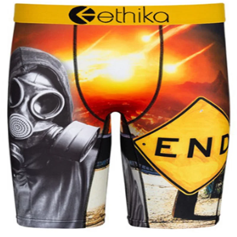 

Нижнее белье Ethika, боксеры, шорты с принтом акулы, летние мужские боксеры, Мультяшные, мягкие и дышащие, 2022