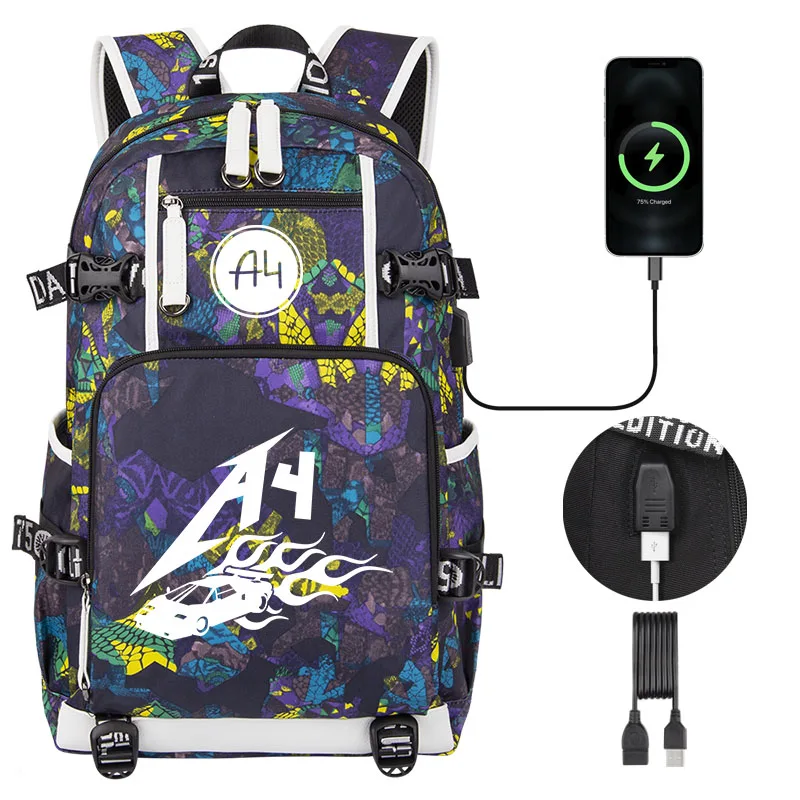 Рюкзак детский с мультяшным принтом а4 мерч водонепроницаемый вместительный