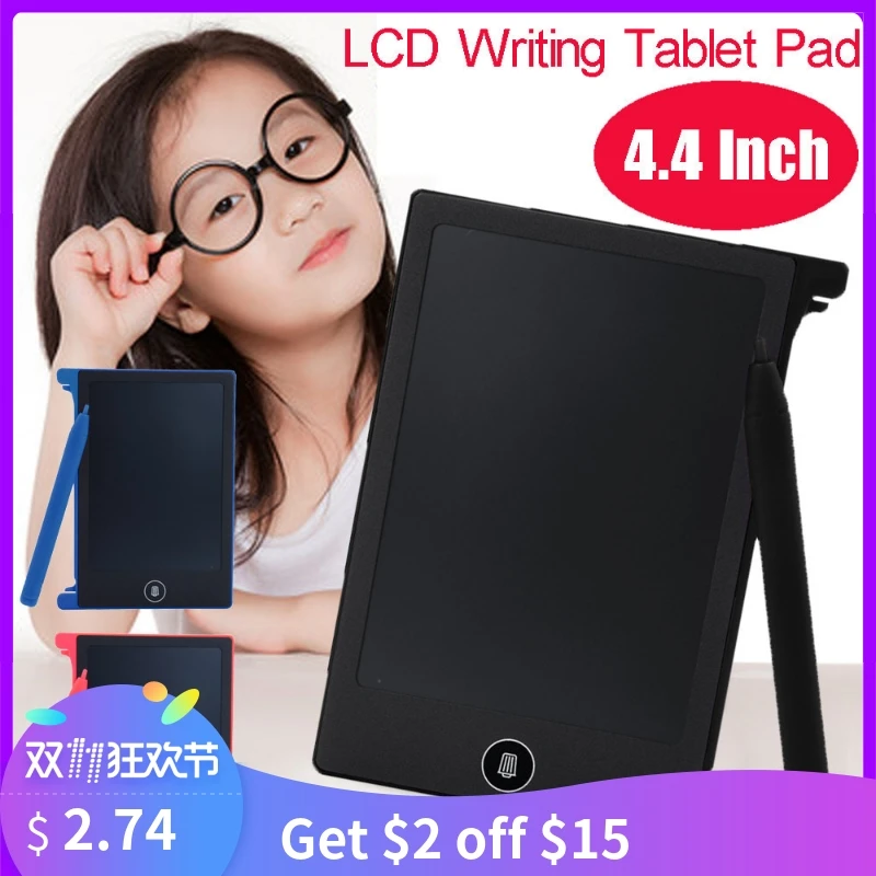 Планшет для рисования с ЖК экраном 4 дюйма детский коврик графическая доска