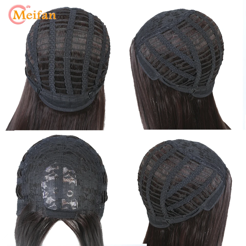 MEIFAN волнистые волосы Косплей Длинные парики с челкой для женщин термостойкий