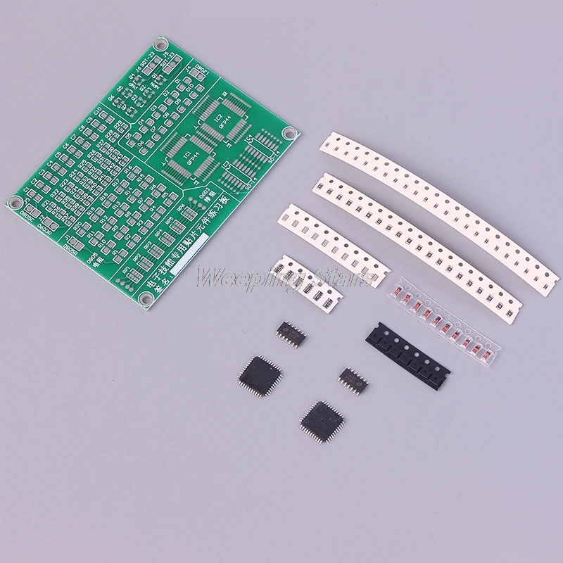 Практика PCB плата паяльные сварочные мастерство обучение новичков DIY Kit сварки