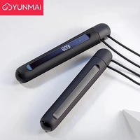 yunmai smart training skipping rope app data record usb rechargeable adjustable wear resistant rope jumping