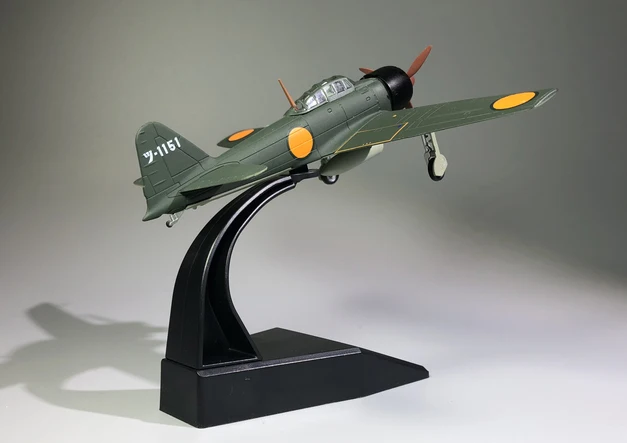1:172 1/172 масштаб WWII Япония A6M Zero FighterPlane литой металлический самолет модель самолета