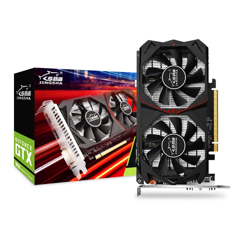 Jingsha видеокарта GTX 960 2 4GB видеокартой для NVIDIA 128Bit GDDR5 Графика карты Geforce GTX960 видео