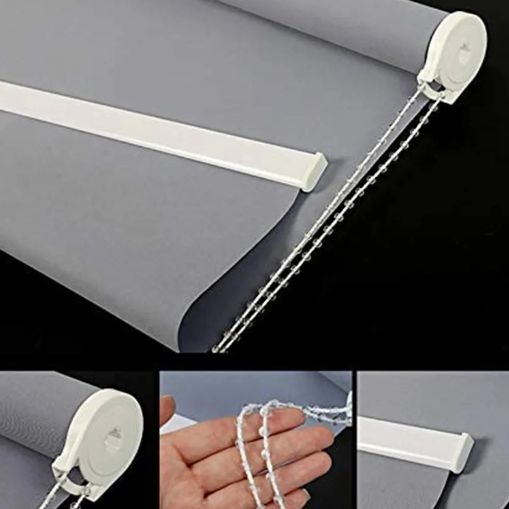 Прозрачная пластиковая роликовая штора 10 ярдов Ремонт шнура из бисера в римском