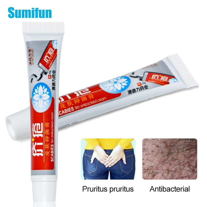 

3Pcs Herbal Scabies Cream For Pubic Body Lice Mite Underarm Intimate Body Pruritus Dermatitis Antibacterial Ointment D3113