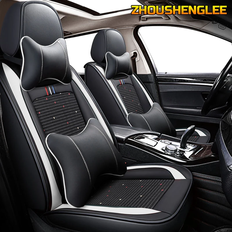 

Чехол ZHOUSHENGLEE из ледяного шелка для renault logan, duster fluence kadjar laguna 2 3 latitude megane 3 4 sandero, автомобильные аксессуары