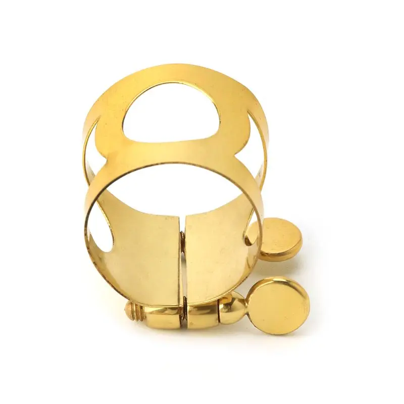 

Eb Alto Saxophone Rubber Bakelite Mouthpiece Ligature Brass Ligature Fastener