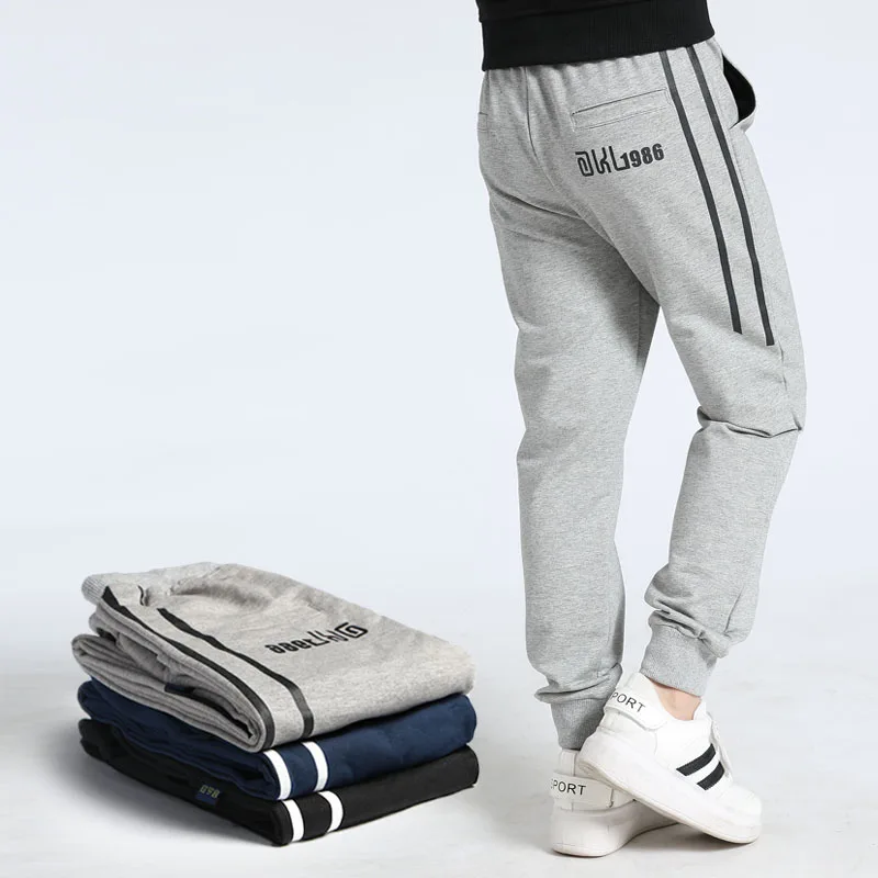 

Boys Track Pants 2021 Autumn Knitted Soft Loose Pants for Boys 4-8 8-12 Years Children Pantalones Baby Trousers